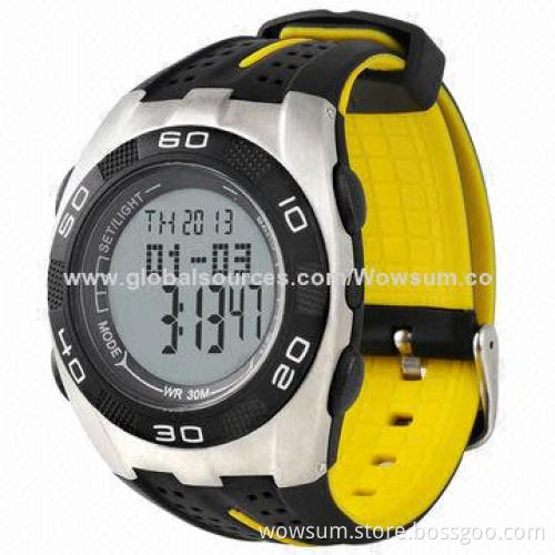 Multifunction Sports Watch with Altimeter, Barometer, Thermometer and Weather Forecast
